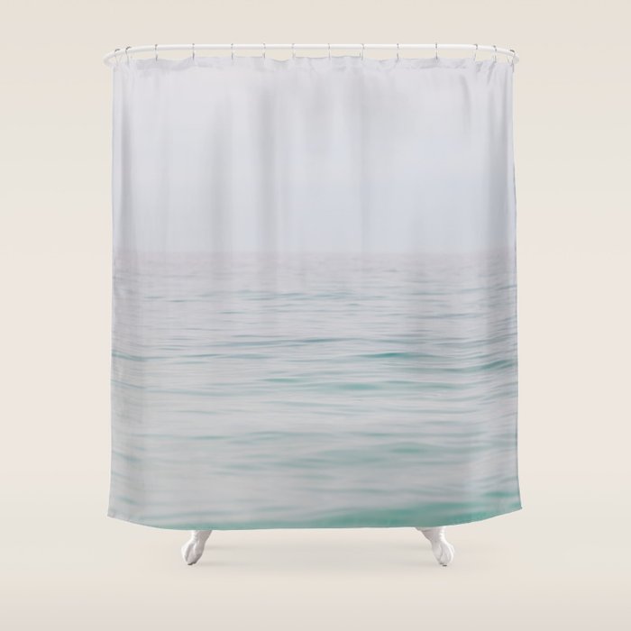 Rolling Waves - Lake Michigan Photography Shower Curtain Gallery Image 1