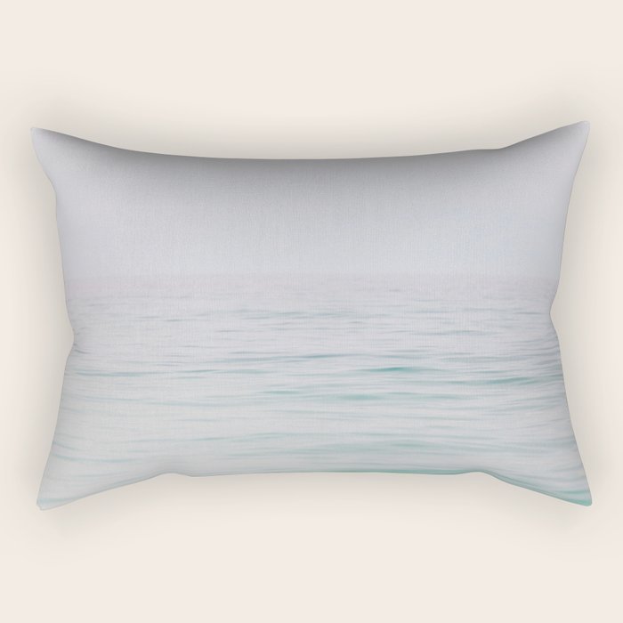 Rolling Waves - Lake Michigan Photography Rectangular Pillow Gallery Image 1