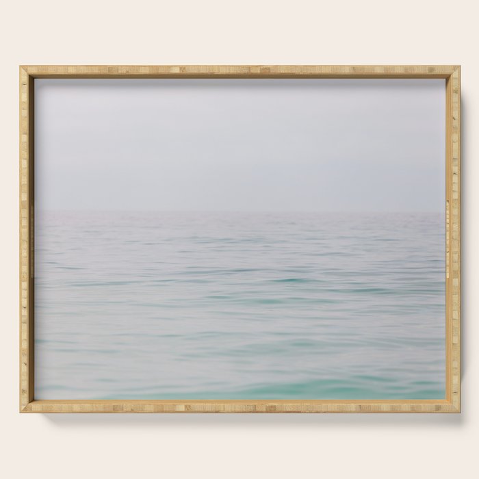 Rolling Waves - Lake Michigan Photography Serving Tray Gallery Image 1