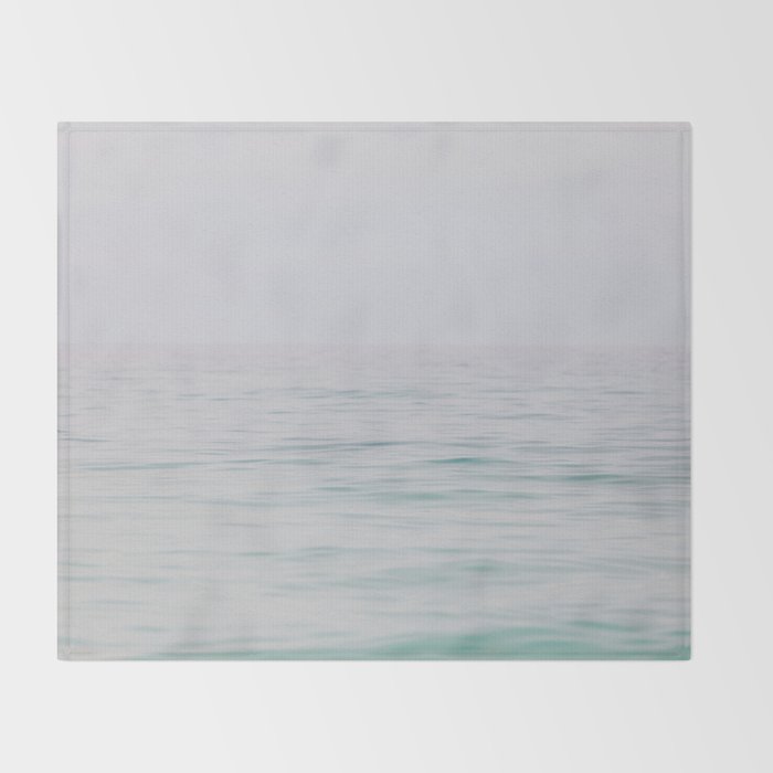 Rolling Waves - Lake Michigan Photography Throw Blanket Gallery Image 2