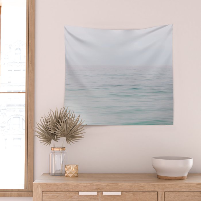 Rolling Waves - Lake Michigan Photography Wall Tapestry Gallery Image 2