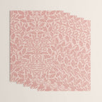 William Morris Acorn Pastel Rose Pink Wrapping Paper Gallery Image 3