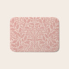 William Morris Acorn Pastel Rose Pink Bath Mat Gallery Image 1