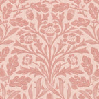 William Morris Acorn Pastel Rose Pink Coffee Mug Gallery Image 2