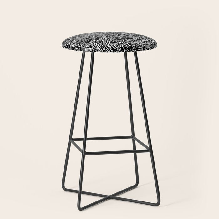 Circuit Board on Black Stool Gallery Image 1