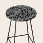 Circuit Board on Black Stool Gallery Image 2