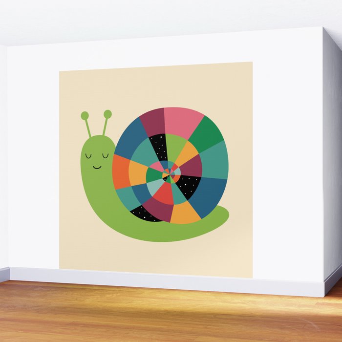 Snail Time Wall Mural Gallery Image 2