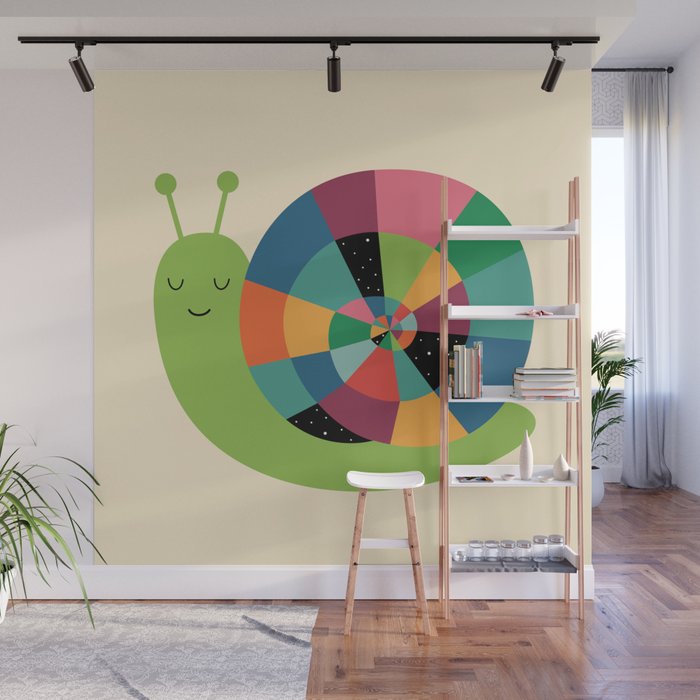 Snail Time Wall Mural Gallery Image 1