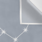 Virgo Zodiac Star Constellation Line Art Blue Grey Wall Tapestry Gallery Image 3
