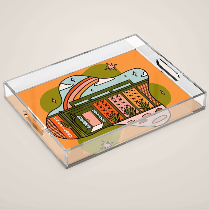 Capricorn Mid Century House Acrylic Tray Gallery Image 1