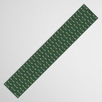 Dragonfly Pattern XVII Kelly Green Table Runner Gallery Image 3