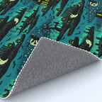 Halloween Night - Fox Fire Green Rug Gallery Image 4