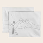 Hand Heart Placemat Gallery Image 1