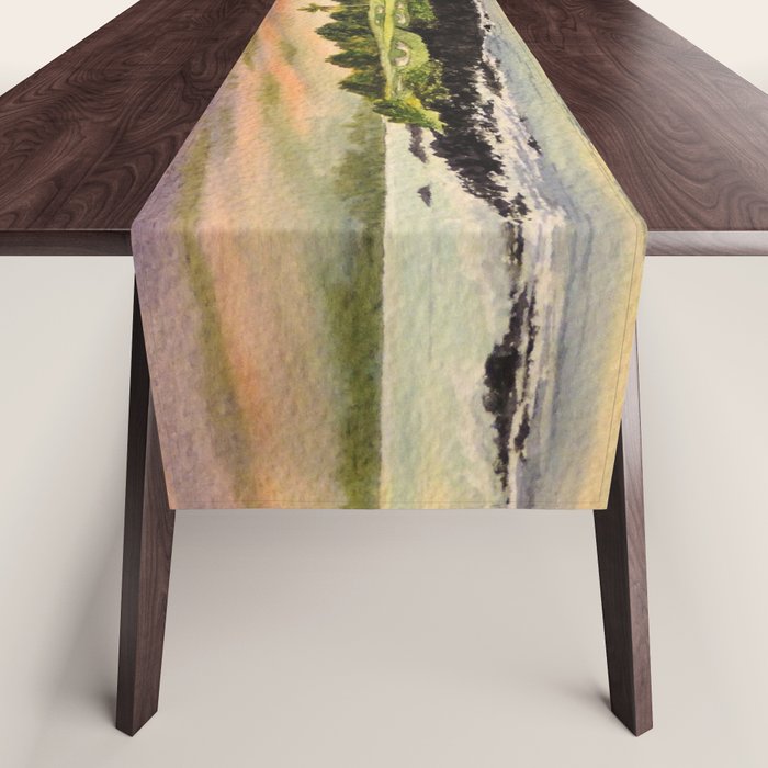 Mauna Kea Golf Course Hawaii Hole 3 Table Runner Gallery Image 1