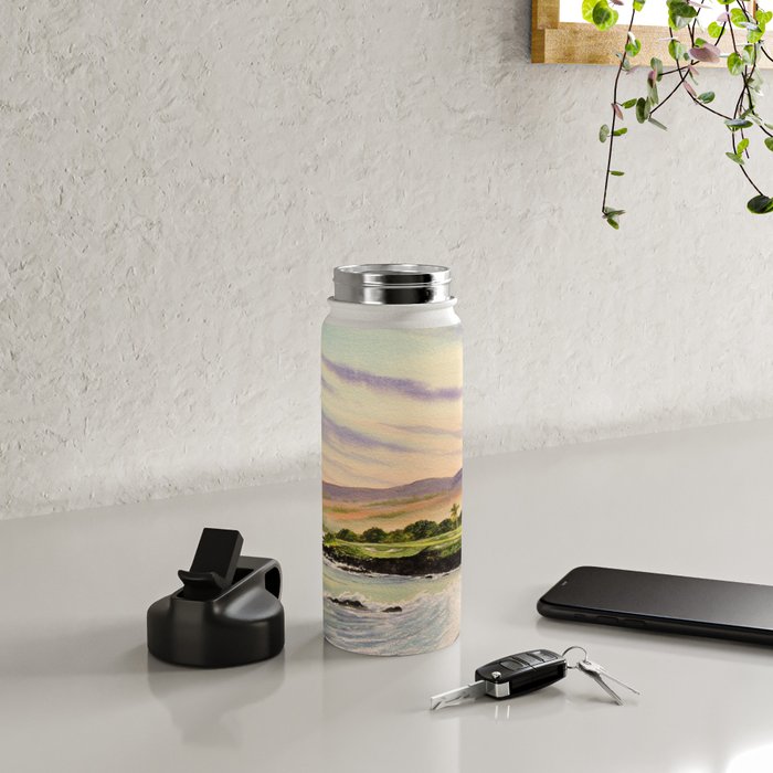 Mauna Kea Golf Course Hawaii Hole 3 Water Bottle Gallery Image 4