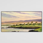Mauna Kea Golf Course Hawaii Hole 3 Desk Mat Gallery Image 3