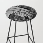 Beverly Hills Hotel, California black and white photograph / black and white photography Stool Gallery Image 2