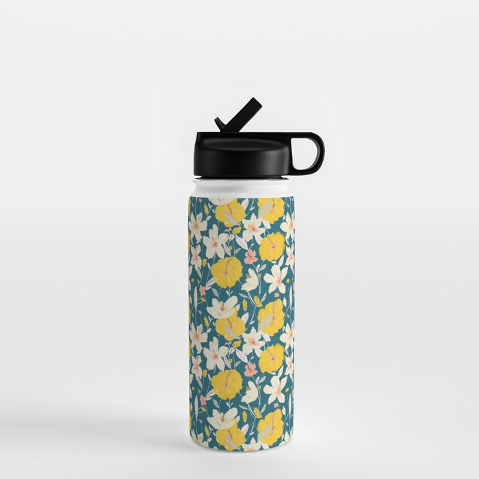 tropical hibiscus Water Bottle Gallery Image 1