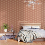 Boho Summer Sun Pattern XII Peach Wallpaper Gallery Image 3