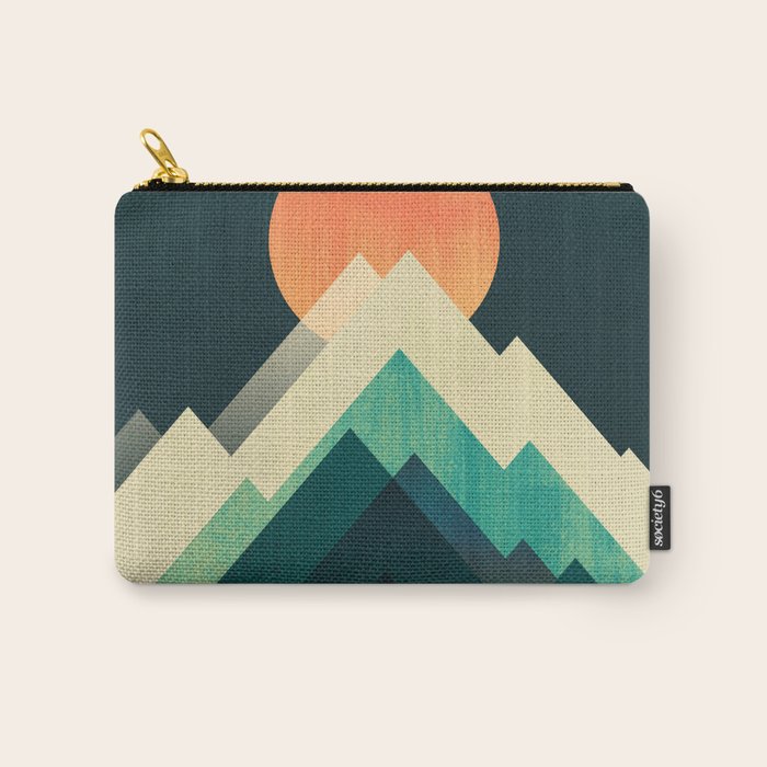 Ablaze on cold mountain Carry All Pouch Gallery Image 1
