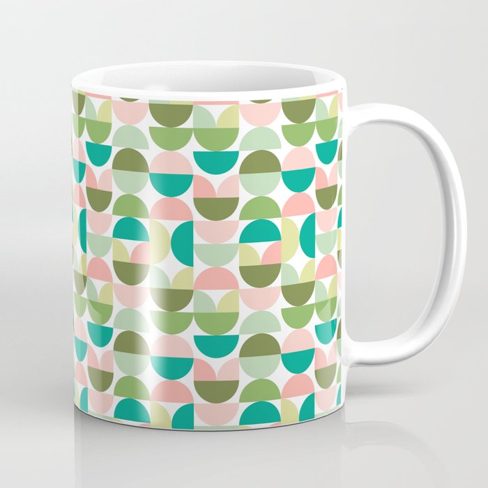 Mod Geometrics | Green Coffee Mug Gallery Image 1