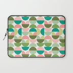 Mod Geometrics | Green Laptop Sleeve Gallery Image 1
