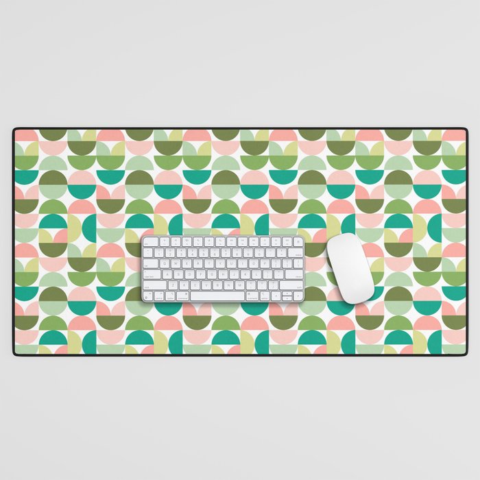 Mod Geometrics | Green Desk Mat Gallery Image 1