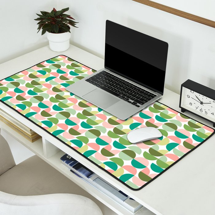 Mod Geometrics | Green Desk Mat Gallery Image 2