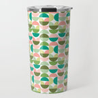 Mod Geometrics | Green Travel Mug Gallery Image 1