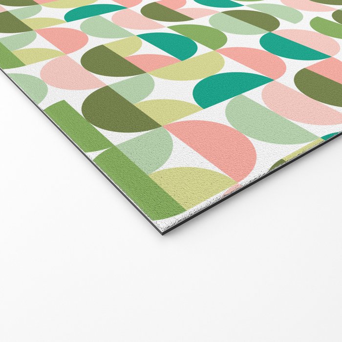 Mod Geometrics | Green Welcome Mat Gallery Image 2