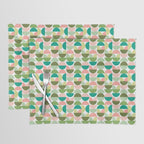 Mod Geometrics | Green Placemat Gallery Image 1