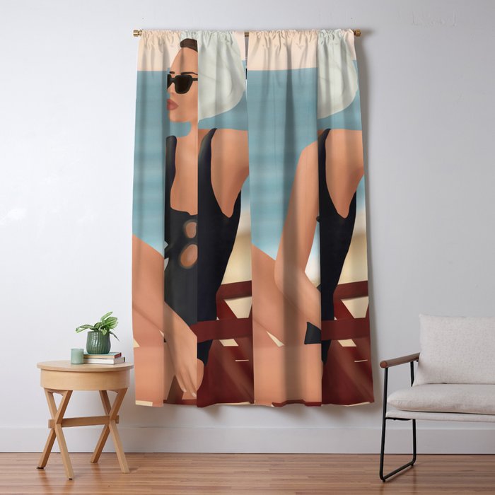 Beach Life Window Curtain Gallery Image 1