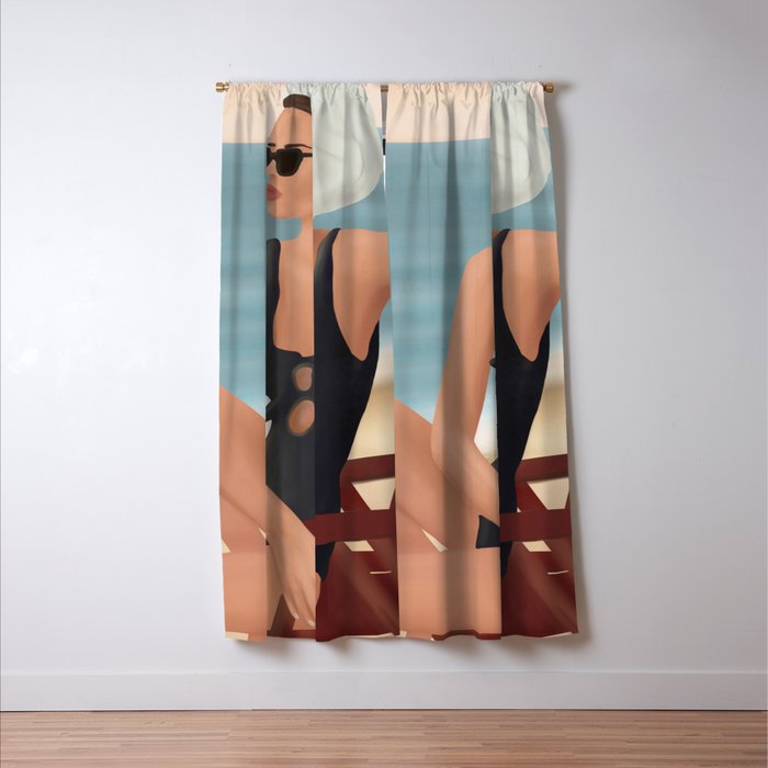 Beach Life Window Curtain Gallery Image 3