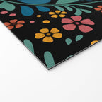 Heart with flolk flowers Welcome Mat Gallery Image 2