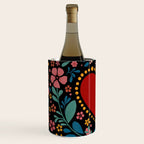 Heart with flolk flowers Wine Chiller Gallery Image 2