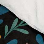 Heart with flolk flowers Comforter Gallery Image 4