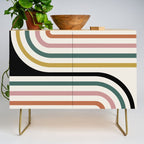 Bold Curvature Stripes IX Credenza Gallery Image 1