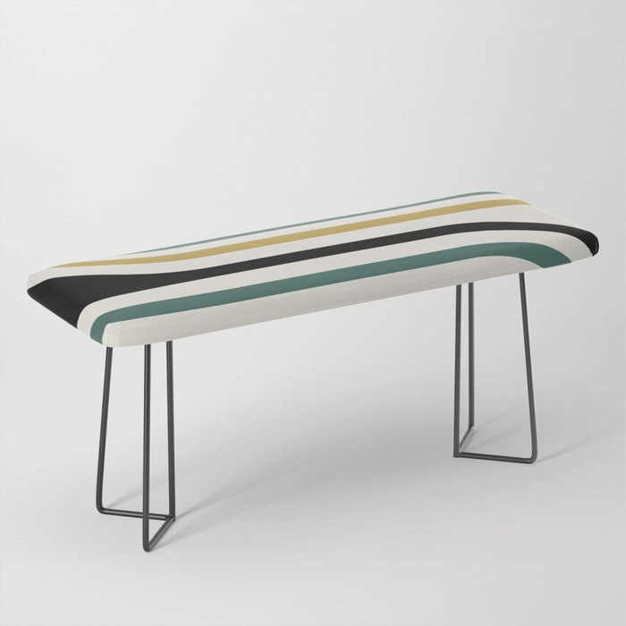 Bold Curvature Stripes IX Bench Gallery Image 1