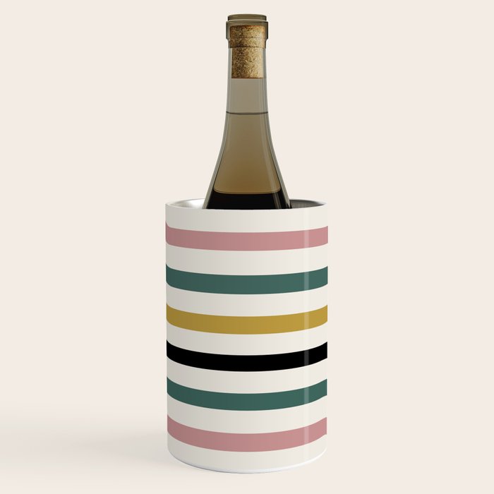 Bold Curvature Stripes IX Wine Chiller Gallery Image 1