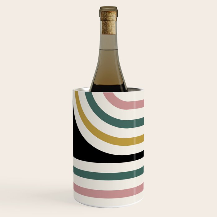 Bold Curvature Stripes IX Wine Chiller Gallery Image 2