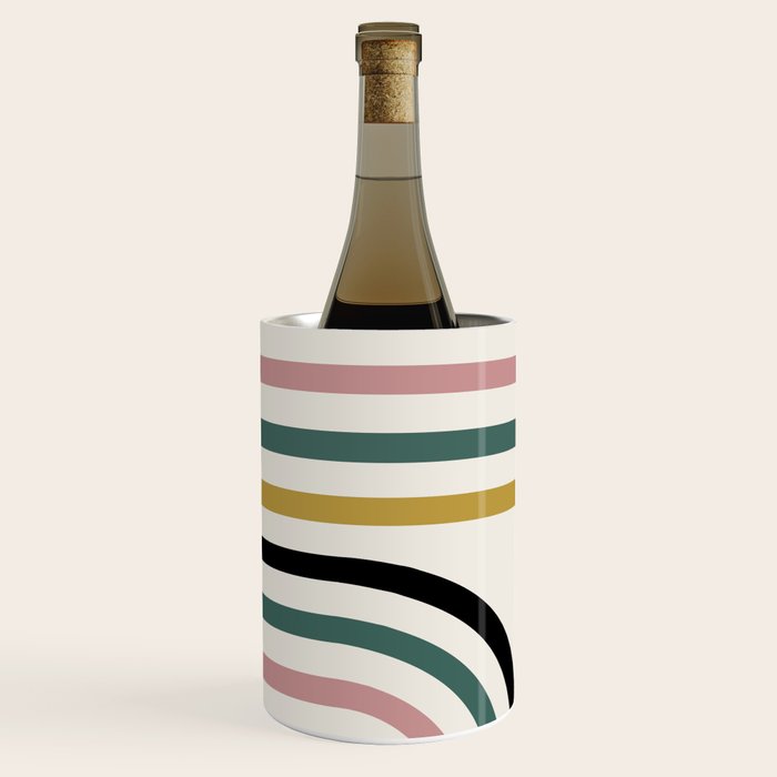 Bold Curvature Stripes IX Wine Chiller Gallery Image 3