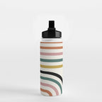 Bold Curvature Stripes IX Water Bottle Gallery Image 2