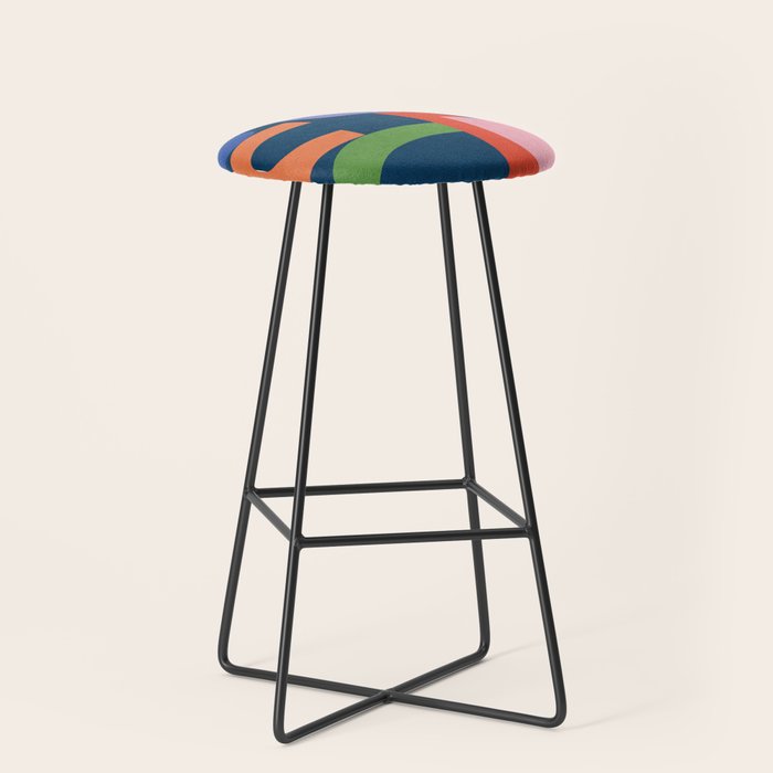 Modern Abstract Art 40 Stool Gallery Image 1