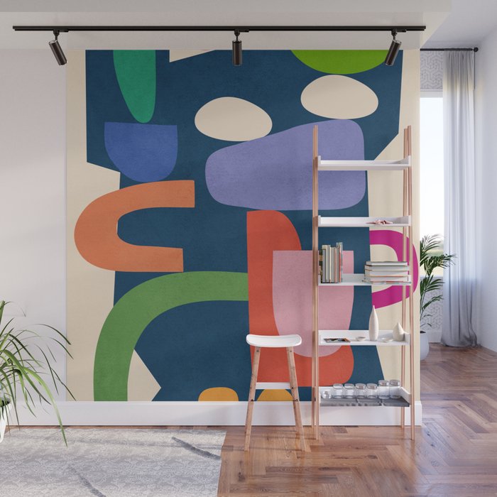 Modern Abstract Art 40 Wall Mural Gallery Image 1