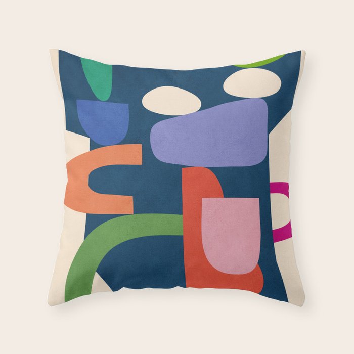 Modern Abstract Art 40 Throw Pillow Gallery Image 6