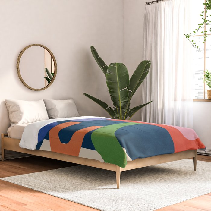 Modern Abstract Art 40 Comforter Gallery Image 2