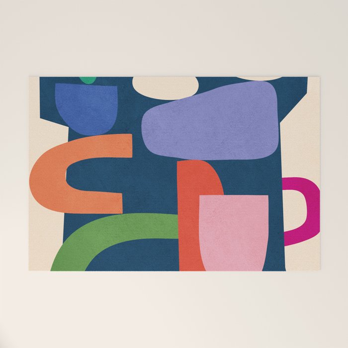 Modern Abstract Art 40 Welcome Mat Gallery Image 1