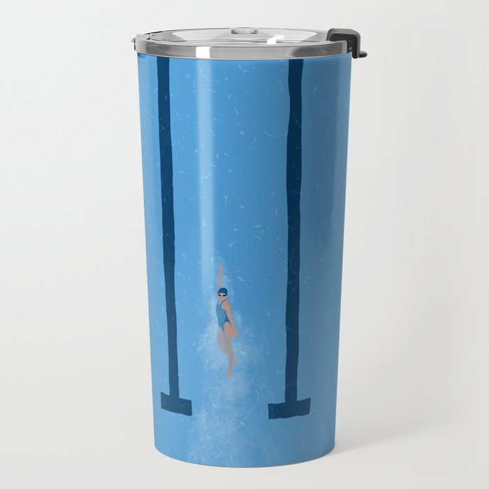 Swimming Is Life Travel Mug Gallery Image 2