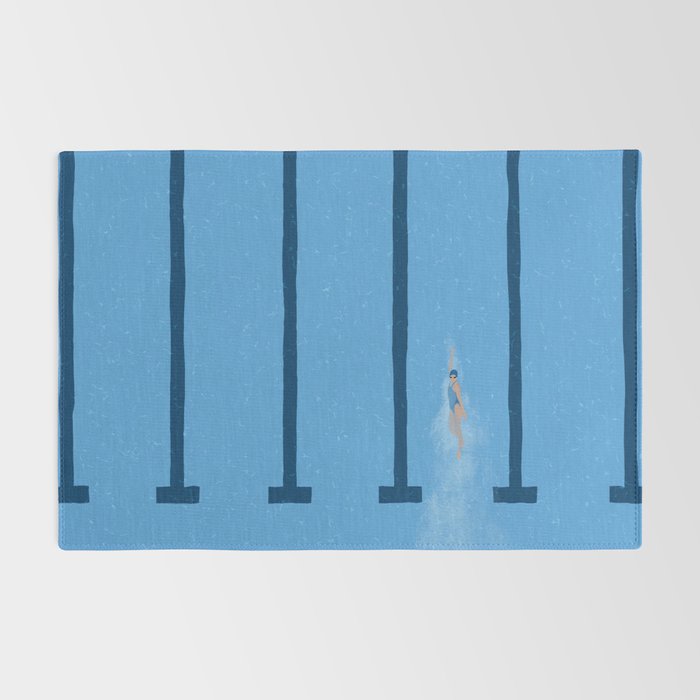 Swimming Is Life Rug Gallery Image 2