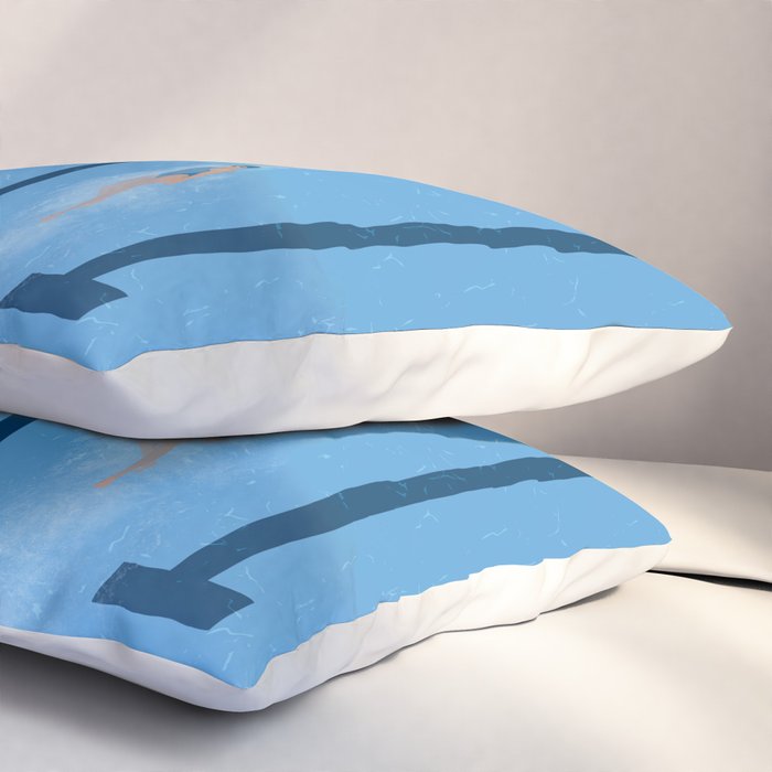 Swimming Is Life Pillow Sham Gallery Image 3